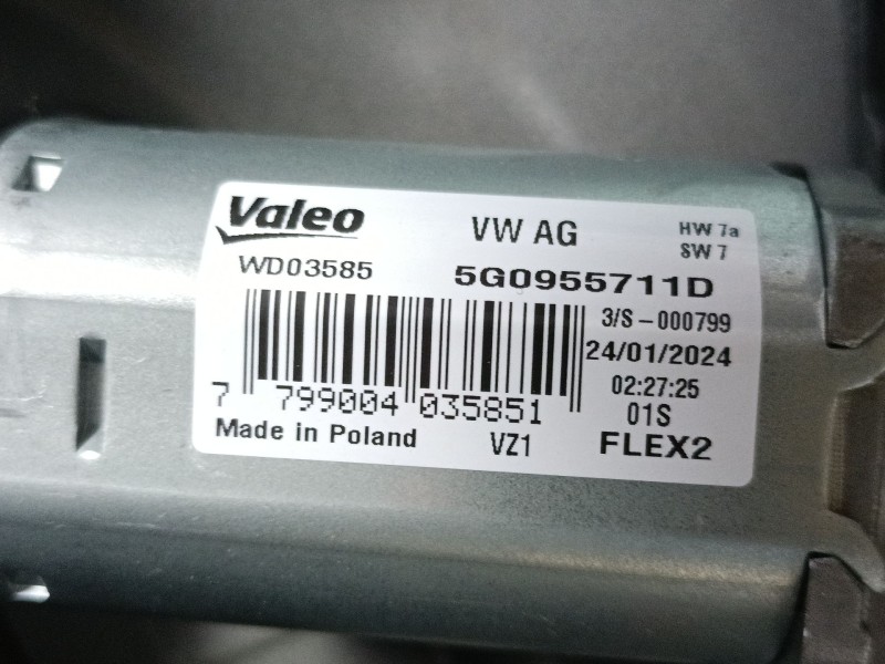 Recambio de motor limpia trasero para volkswagen polo vi (aw1, bz1, ae1) 1.0 tsi referencia OEM IAM   