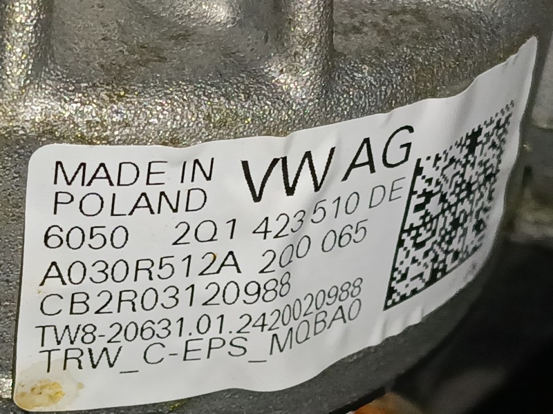 Recambio de columna direccion para volkswagen polo vi (aw1, bz1, ae1) 1.0 tsi referencia OEM IAM   