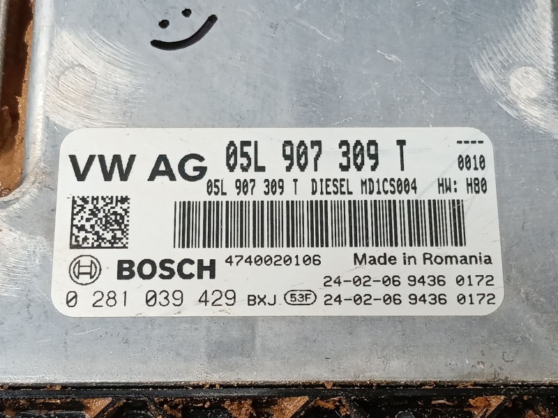 Recambio de centralita motor uce para audi q2 (gab, gag) 30 tdi referencia OEM IAM 05L907309T 0281039429 