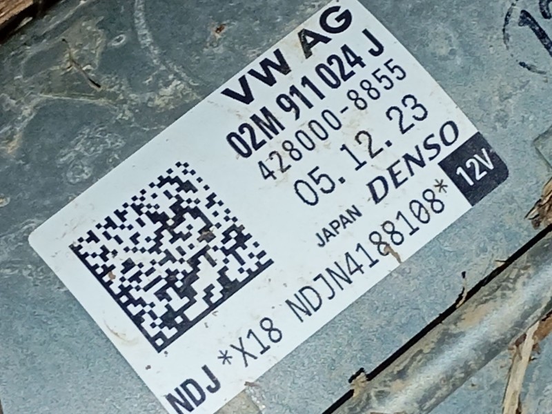 Recambio de motor arranque para volkswagen polo vi (aw1, bz1, ae1) 1.0 tsi referencia OEM IAM 02M911024J  