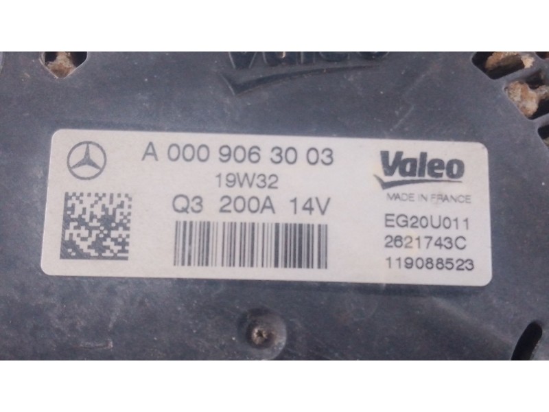 Recambio de alternador para mercedes-benz glc (x253) 220 d 4-matic (253.915) referencia OEM IAM   