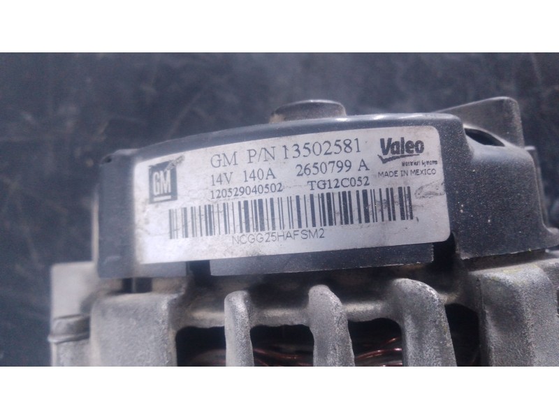 Recambio de alternador para opel insignia a (g09) 2.0 cdti (68) referencia OEM IAM   