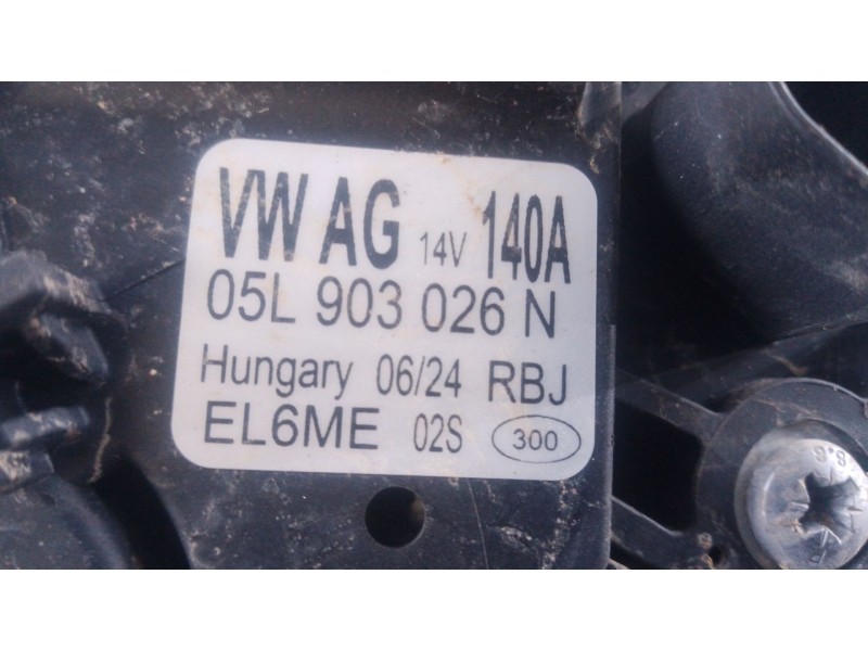 Recambio de alternador para volkswagen tiguan (ad1, ax1) 2.0 tdi referencia OEM IAM   