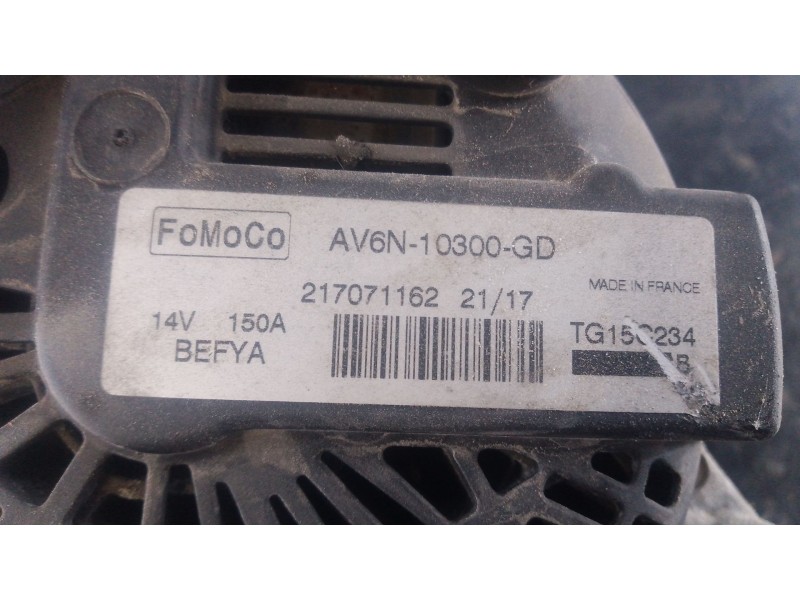 Recambio de alternador para ford kuga ii (dm2) 1.5 tdci referencia OEM IAM   