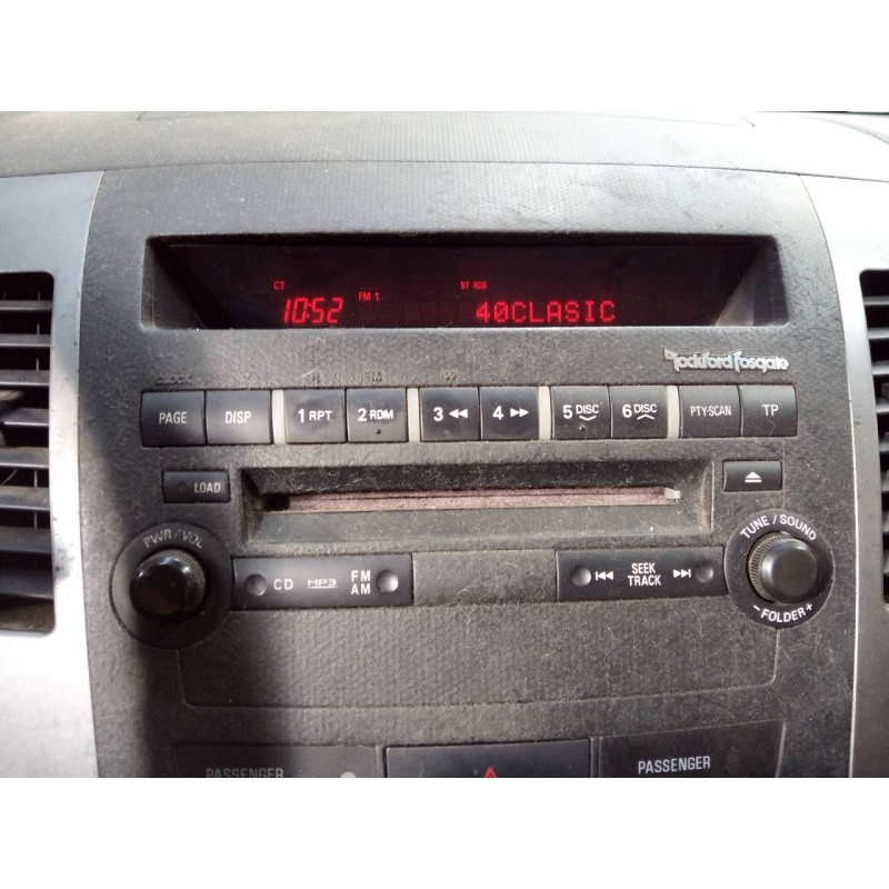 Recambio de sistema audio / radio cd para mitsubishi outlander (cw0) challenge 4wd referencia OEM IAM   