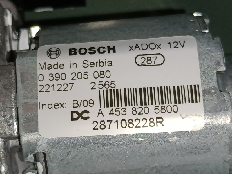 Recambio de motor limpia trasero para dacia duster (hm_) 1.3 tce 130 (hmmf) referencia OEM IAM 287108228R  