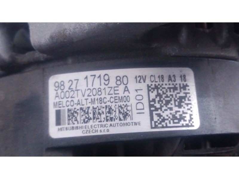 Recambio de alternador para peugeot 5008 ii (mc_, mj_, mr_, m4_) 1.5 bluehdi 130 (mcyhzj, mcyhzr, mcyhzx) referencia OEM IAM   