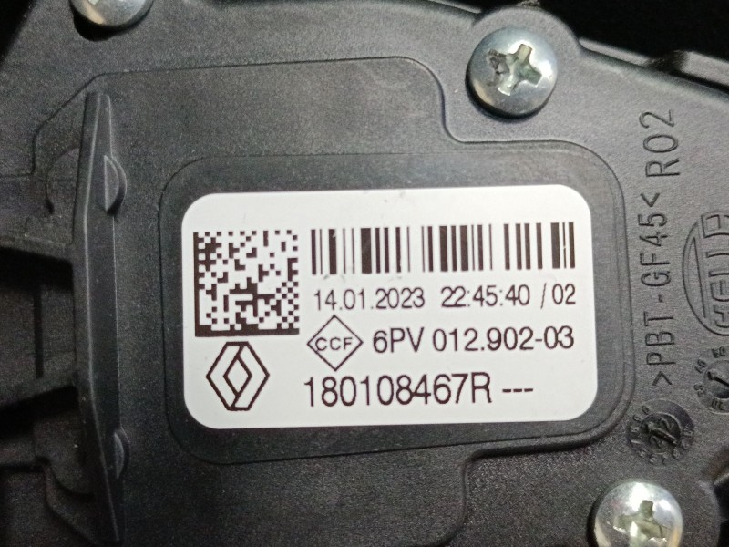 Recambio de pedal acelerador para dacia duster (hm_) 1.3 tce 130 (hmmf) referencia OEM IAM 180108467R  