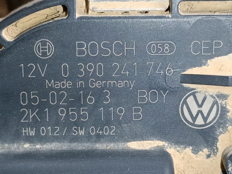 Recambio de motor limpia delantero para volkswagen caddy iii furgoneta/monovolumen (2ka, 2kh, 2ca, 2ch) 2.0 sdi referencia OEM I