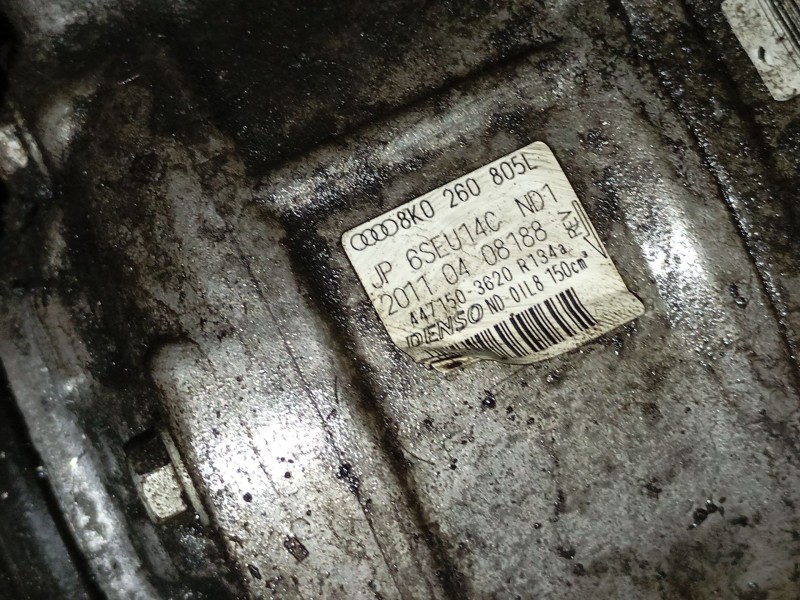 Recambio de compresor aire acondicionado para audi q5 (8rb) 2.0 tdi referencia OEM IAM 8K0260805L  