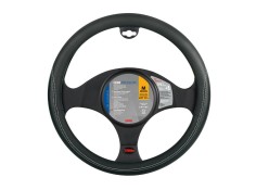 Recambio de accesorios auto para universal funda volante funda volante club premium negro negro 37-39 cm talla m referencia OEM 