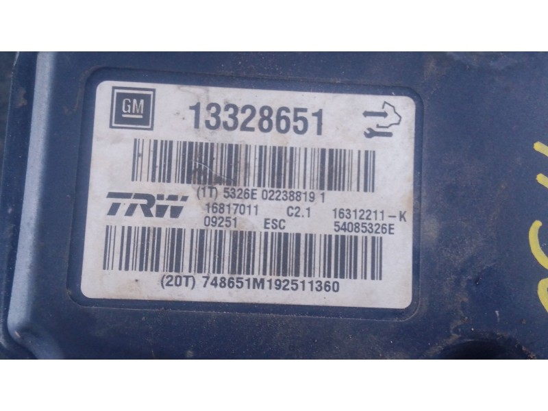 Recambio de abs para opel insignia a (g09) 2.0 cdti (68) referencia OEM IAM   