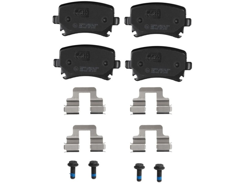 Recambio de pastillas freno traseras para audi a4 b7 (8ec) 2.0 tdi referencia OEM IAM B110859 B111275 GDB1622 3322937398010 T1-1
