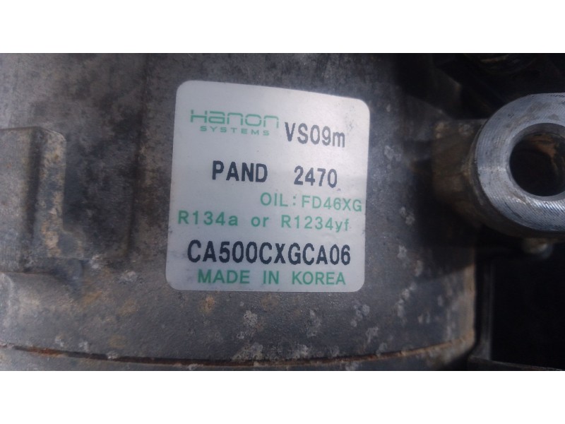 Recambio de compresor aire acondicionado para kia picanto iii (ja) 1.0 referencia OEM IAM   