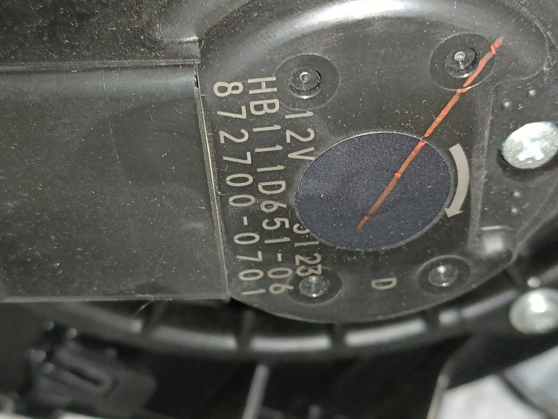 Recambio de ventilador calefaccion para mazda cx-3 (dk) 1.5 skyactiv-d (dk2ws) referencia OEM IAM   