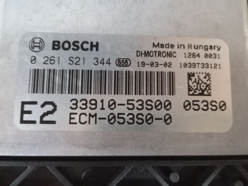 Recambio de centralita motor uce para suzuki vitara (ly) 1.0 (apk 310) referencia OEM IAM   