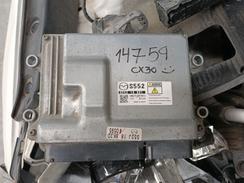 Recambio de centralita motor uce para mazda cx-3 (dk) 1.5 skyactiv-d (dk2ws) referencia OEM IAM S55218881 MB2757004810 