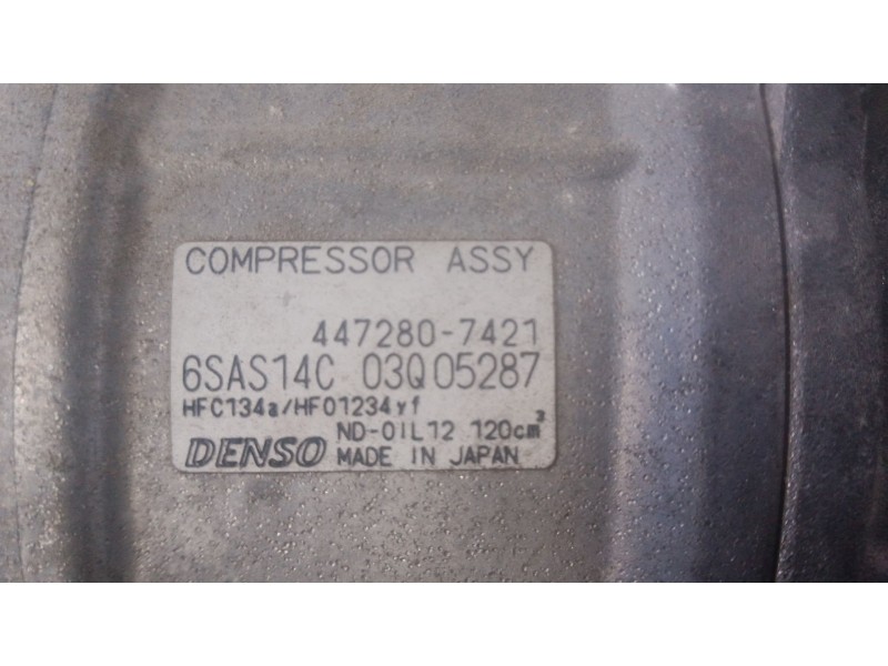 Recambio de compresor aire acondicionado para mercedes-benz clase b sports tourer (w246, w242) b 200 cdi (246.201) referencia OE