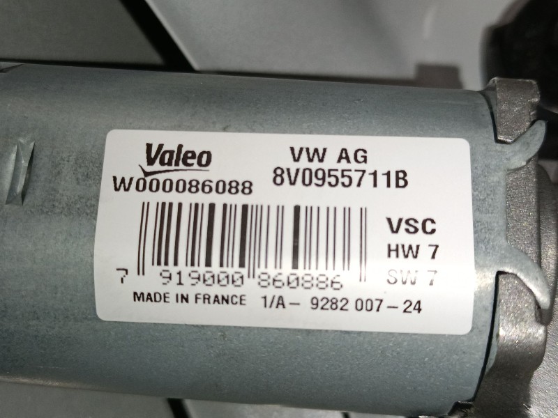 Recambio de motor limpia trasero para audi a1 sportback (gba) 30 tfsi referencia OEM IAM   