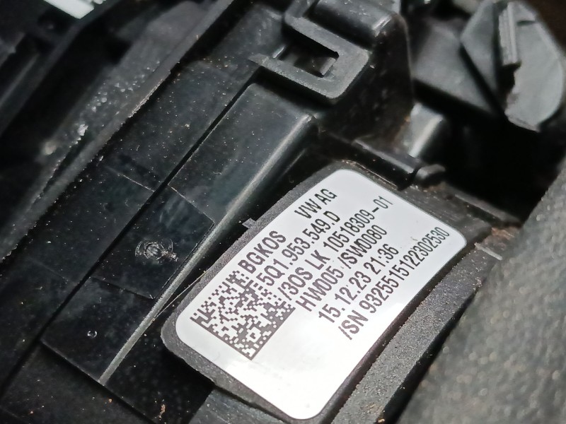 Recambio de anillo airbag para audi a1 sportback (gba) 30 tfsi referencia OEM IAM 5Q1953549D  