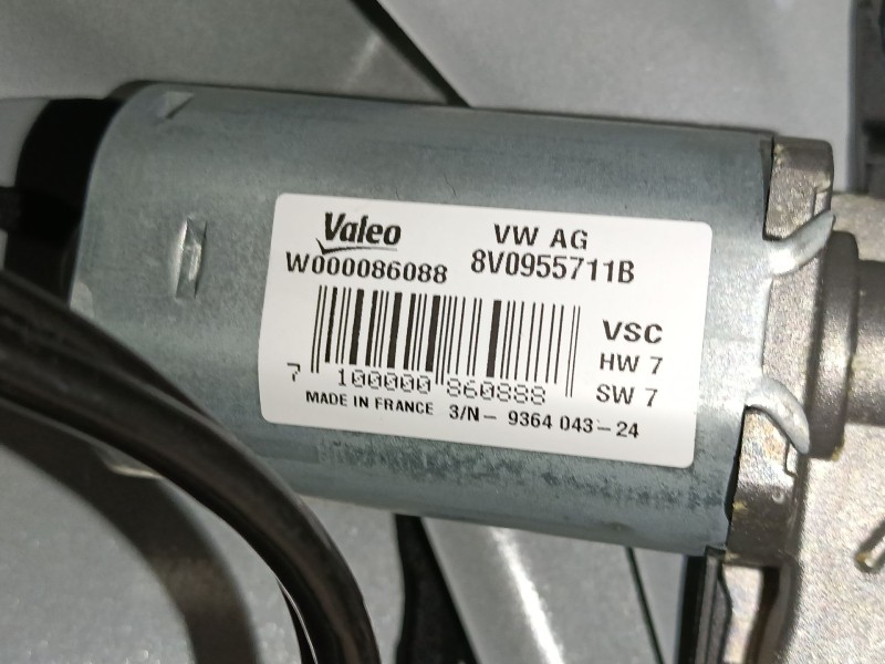 Recambio de motor limpia trasero para audi a1 sportback (gba) 30 tfsi referencia OEM IAM 8V0955711B  