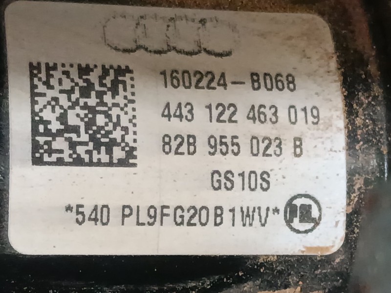 Recambio de motor limpia delantero para audi a1 sportback (gba) 30 tfsi referencia OEM IAM   