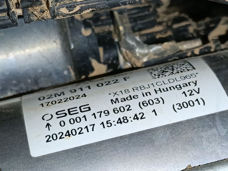 Recambio de motor arranque para audi a1 sportback (gba) 30 tfsi referencia OEM IAM   