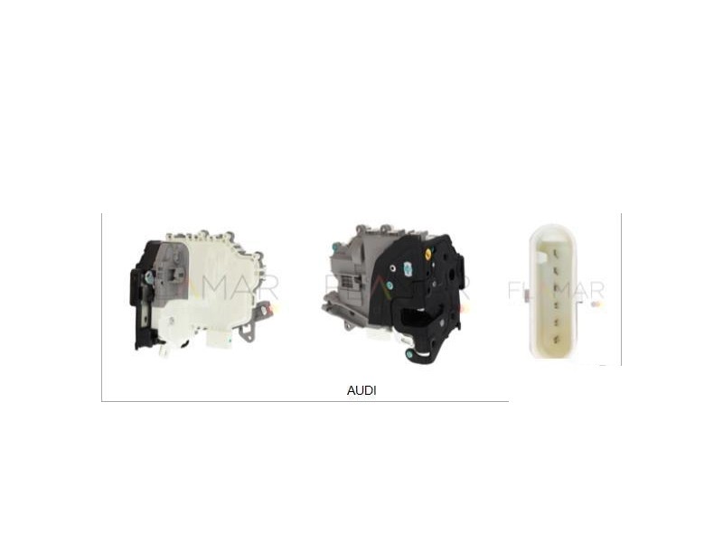 Recambio de cerradura puerta delantera izquierda para audi a4 b8 (8k2) 2.0 tdi referencia OEM IAM DTSVW9112 CRDVW1112 T2-4-B NUE