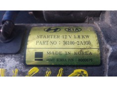 Recambio de motor arranque para kia carens iv 1.7 crdi referencia OEM IAM    2