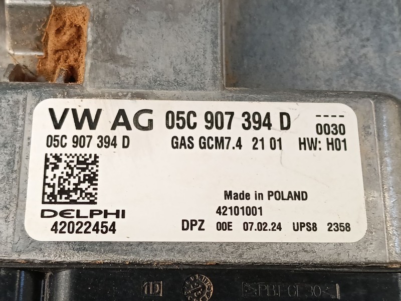 Recambio de centralita motor uce para audi a1 sportback (gba) 30 tfsi referencia OEM IAM 05C907394D 42022454 