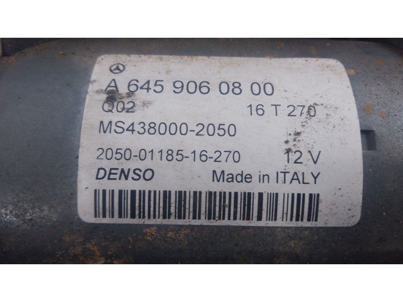 Recambio de motor arranque para mercedes-benz clase b sports tourer (w246, w242) b 200 cdi / d (246.208) referencia OEM IAM   