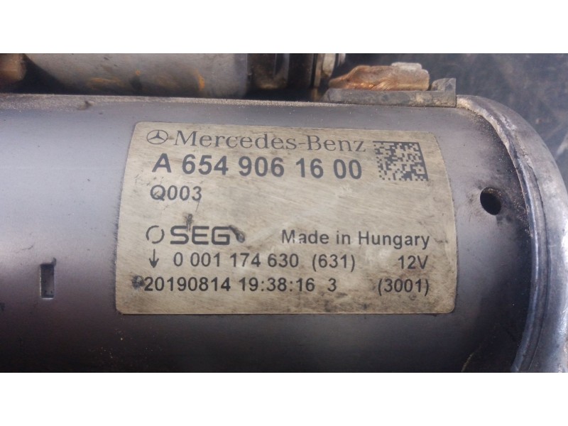 Recambio de motor arranque para mercedes-benz glc (x253) 220 d 4-matic (253.915) referencia OEM IAM   