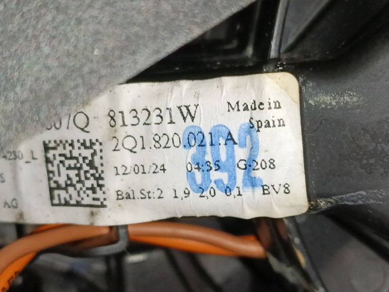 Recambio de ventilador calefaccion para audi a1 sportback (gba) 30 tfsi referencia OEM IAM   