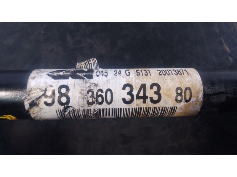 Recambio de transmision delantera izquierda para peugeot 208 ii (ub_, up_, uw_, uj_) 1.2 puretech 75 referencia OEM IAM 98360343