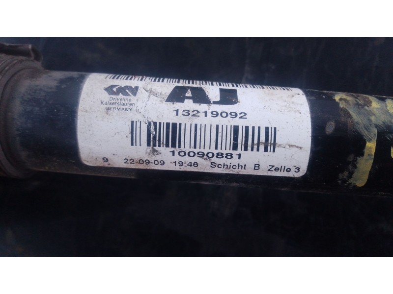 Recambio de transmision delantera derecha para opel insignia a (g09) 2.0 cdti (68) referencia OEM IAM   