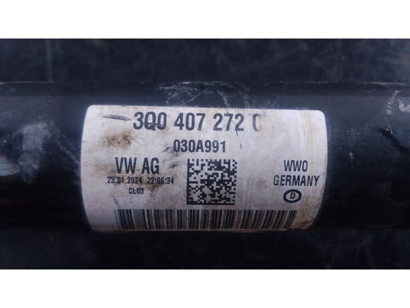 Recambio de transmision delantera derecha para volkswagen tiguan (ad1, ax1) 2.0 tdi referencia OEM IAM 3Q0407272C  P1-B7-12