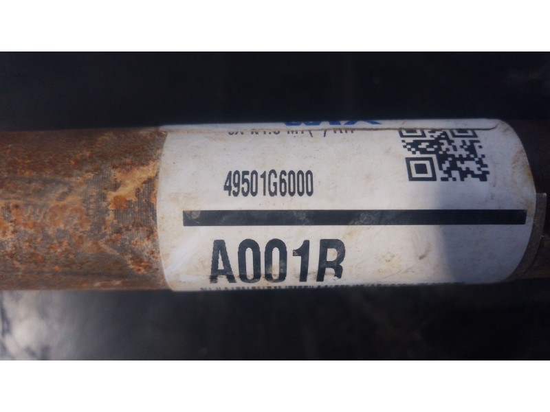 Recambio de transmision delantera derecha para kia picanto iii (ja) 1.0 referencia OEM IAM 49501G6000  P1-B7-12