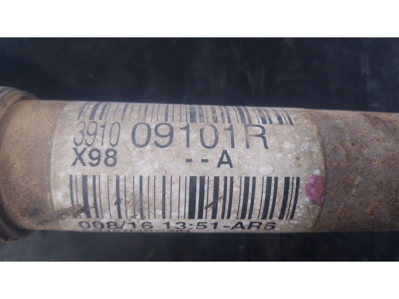 Recambio de transmision delantera derecha para renault clio iv (bh_) 0.9 tce 90 referencia OEM IAM 391009101R  P1-B7-12