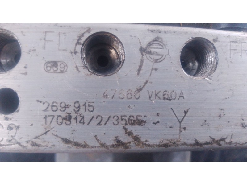Recambio de abs para nissan nv200 furgoneta 1.5 dci 90 (m20, m20m) referencia OEM IAM 417660VK60A  