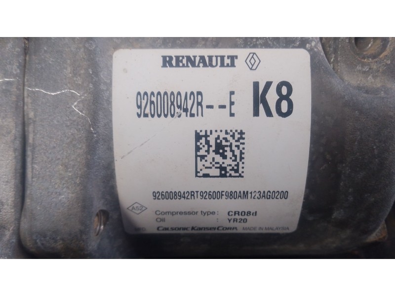 Recambio de compresor aire acondicionado para renault kangoo express (fw0/1_) 1.5 dci 95 (fw16) referencia OEM IAM 926008942R  