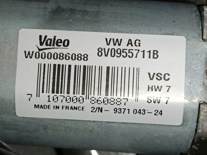 Recambio de motor limpia trasero para audi a1 sportback (gba) 30 tfsi referencia OEM IAM 8V0955711B  