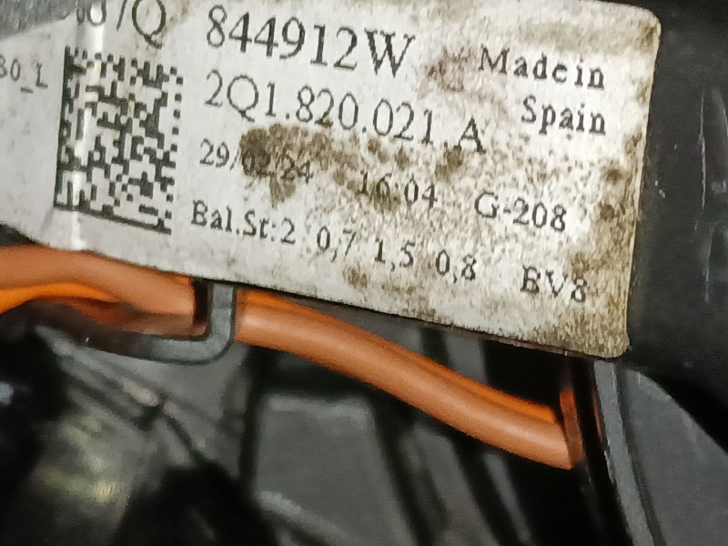 Recambio de ventilador calefaccion para audi a1 sportback (gba) 30 tfsi referencia OEM IAM   