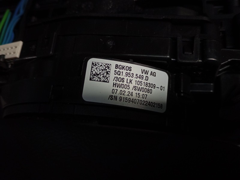 Recambio de anillo airbag para audi a1 sportback (gba) 30 tfsi referencia OEM IAM   