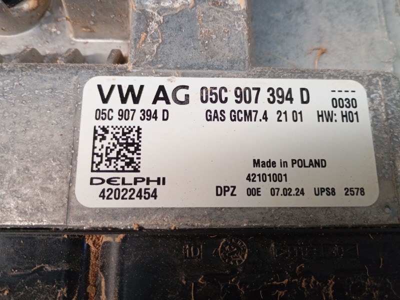 Recambio de centralita motor uce para audi a1 sportback (gba) 30 tfsi referencia OEM IAM 05C907394D 42022454 