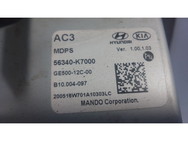 Recambio de columna direccion para hyundai i10 iii (ac3, ai3) 1.0 mpi referencia OEM IAM 56340K7000  