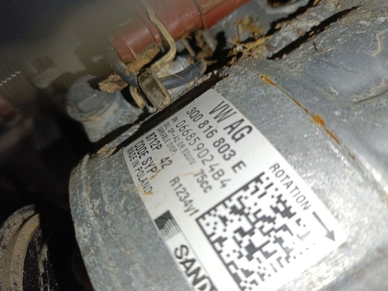 Recambio de compresor aire acondicionado para audi a1 sportback (gba) 30 tfsi referencia OEM IAM 3Q0816803E  