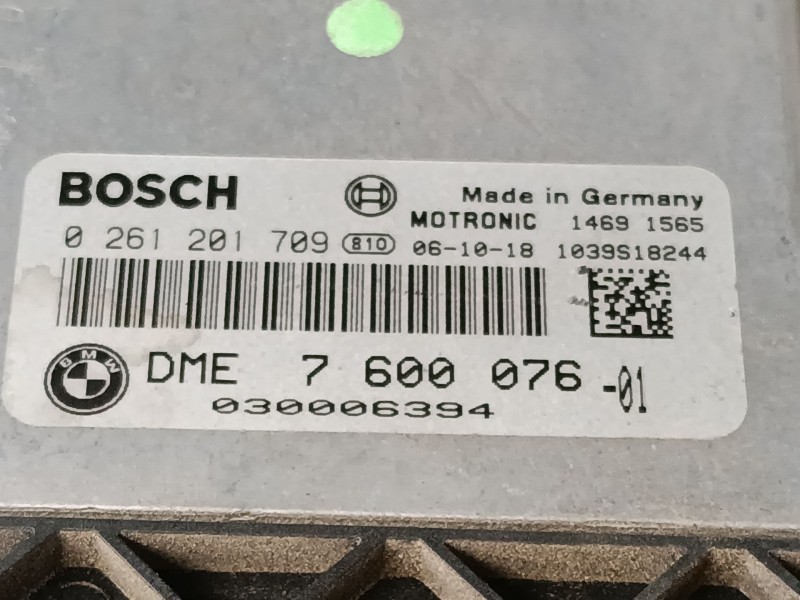 Recambio de centralita motor uce para mini mini (r56) cooper referencia OEM IAM 7600076 0261201709 