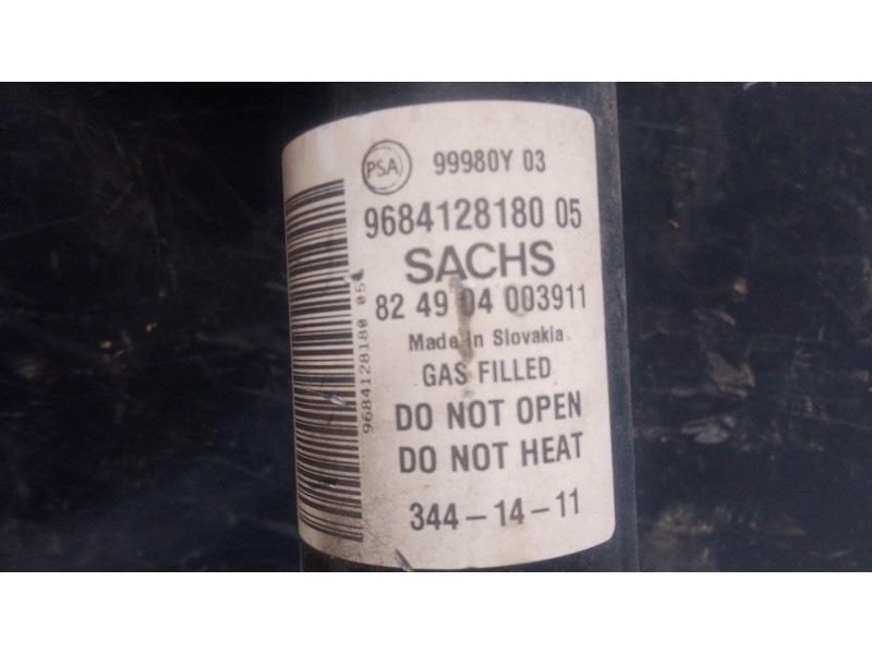 Recambio de amortiguador delantero derecho para peugeot partner tepee 1.6 bluehdi 100 referencia OEM IAM   P1-B4-5