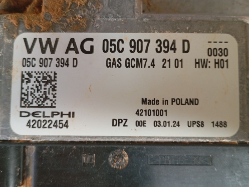 Recambio de centralita motor uce para audi a1 sportback (gba) 30 tfsi referencia OEM IAM 05C907394D 42022454 