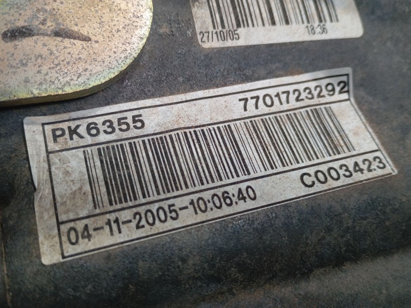 Recambio de caja cambios para renault espace iv (jk0) dynamique referencia OEM IAM PK6355  